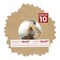 Beige Suede Mat Board for 16x16 Frames - Circle Opening for 10x10 Photos